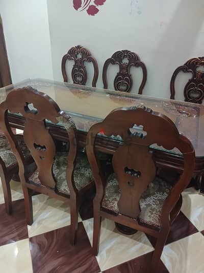 سفرة +6كراسي للبيع
