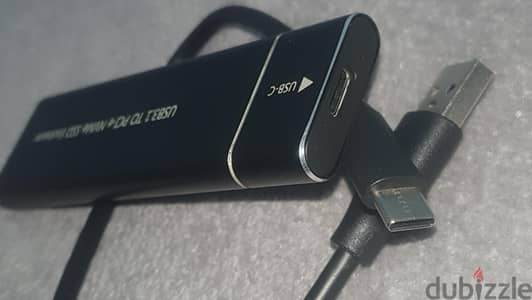 هارد SSD خارجي سريع 256GB NVMe (محمول) - حالة ممتازة