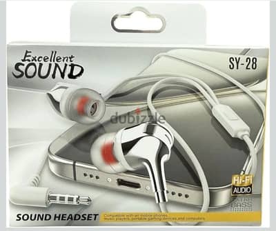 هاند فري SY-28 الأصلية بصوت نقي جداً Extra Bass زيرو