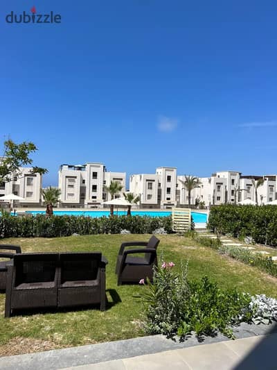 Hotel chalet for rent in Amwaj ground floor with garden