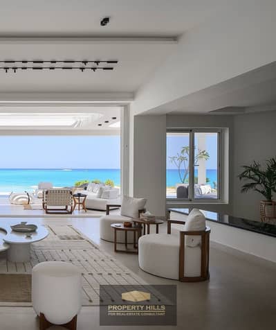 عاين فورا فيلا  one story متشطبه بالكامل بالساحل الشمالي بجانب silver sands و Almaza Bay