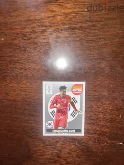 Heungmin son silver panini extra sticker wc 2026