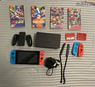 Nintendo Switch Perfect condition + 4 games