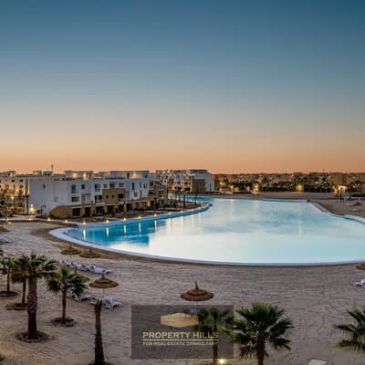 شاليه بجاردن متشطب فيو بحر في Swan Lake El Gouna – حسن علام مع امكانيه التقسيط