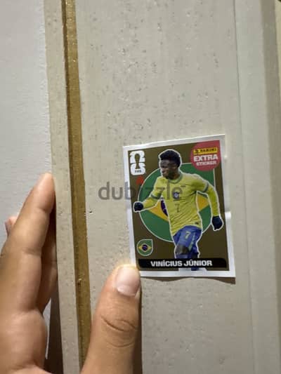 Vinicius Junior Extra sticker 2026 word cup album panini
