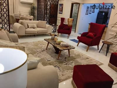Furnished hotel apartment with hotel-style finishing for rent, first occupancy, for upscale and distinguished living in Dokki.