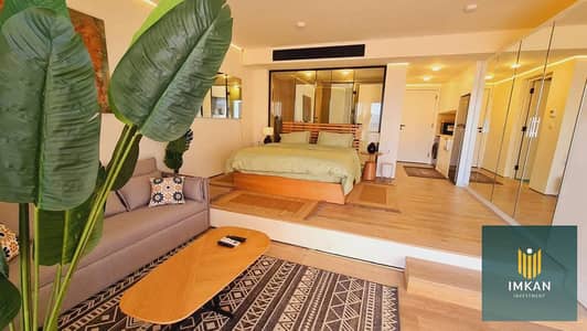 For immediate occupancy in Ain Sokhna, a fully finished chalet is for sale in Boho Village, overlooking the lagoon and with a front sea view, at a spe