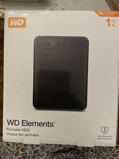 WD elements potable HDD ( 1 TB ) قرص صلب محمول سعة 1 تيرابايت