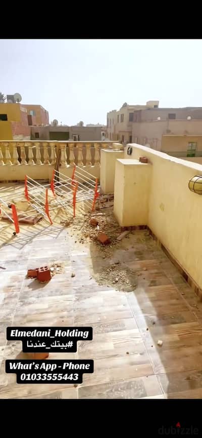 شقة روف ب ٦ أكتوبر 6 October خلف ذكي السماك وبجوار مستشفي الجابري مساحة ٢٢٠م بجوار كل شئ بسعر محروووق