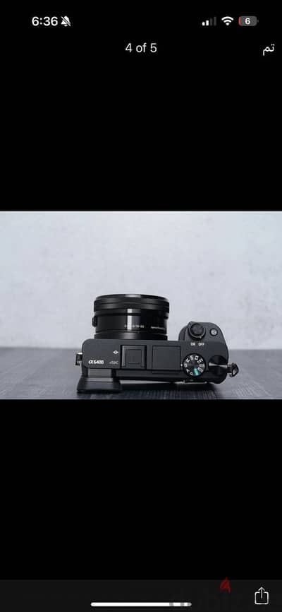 Sony a6400 كاميرا سوني شبه جديده