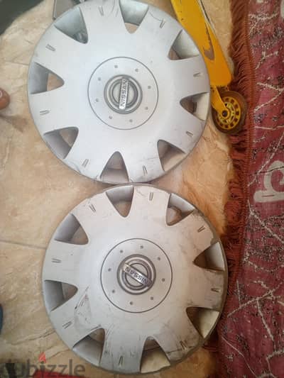 2 طاسة مستعمل  نيسان صني ان 16اصلي nissan sunny N16