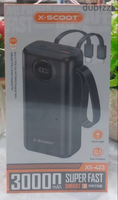 بور بنك 30000ملي امبير xscoot اورجينال