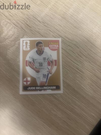 jude bellingham gold extra sticker