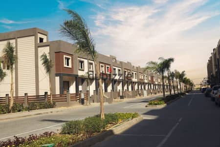 Receive immediately a 3-story townhouse with a view of the Pyramids in ROCK EDEN next to Mall of Egypt and the Media Production City
