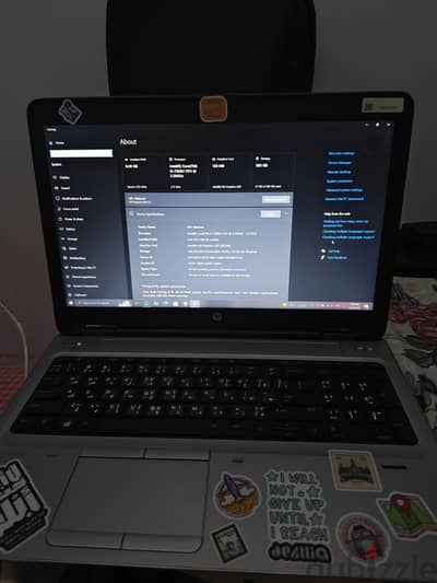 لاب توب Hp pro book استعمال خفيف
