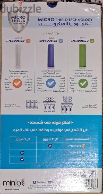 طقم غيارات  ٣ مراحل لفلاتر تانك ال ٣ و ٥ و ٧ مراحل