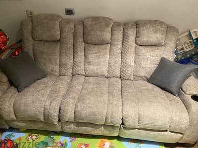 Sofaset recliner 3R + 2R + 1sw