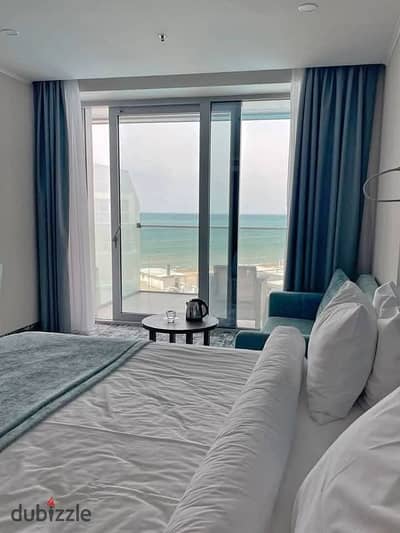 شاليه متشطب Seaview جاهز للاستلام في لافيستا رأس الحكمة بجوار ماونتن فيو رأس الحكمة وهاسيندا ويست موقع مميز على البحر