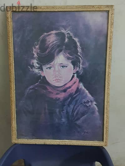لوحه الطفل الباكى