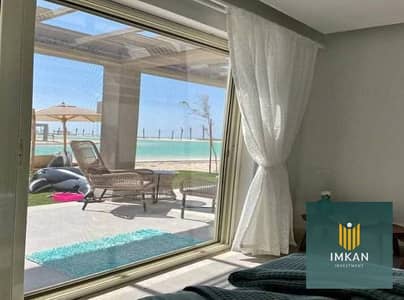 Ready for immediate occupancy: a fully finished villa for sale in Ain Sokhna, featuring 5 bedrooms in Boho Sea View Village, directly on the sea.