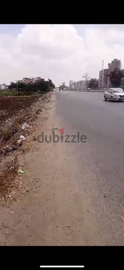 ارض للبيع ع النيل الطريق السريع مباشرة