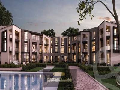 Twin villa fully finished in Kefa Al Ahly Sabour in Sheikh Zayed directly on Dahshour Link