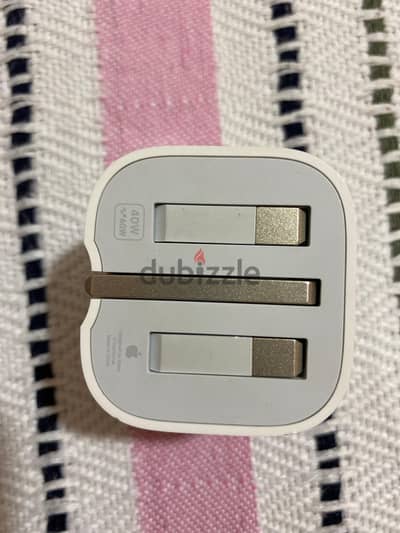 رأس شاحن آبل 40w + وصلة USB-C أوريچينال