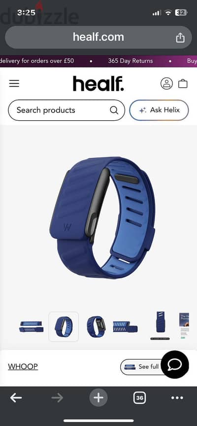 Whoop 5 sport strap for peak and one