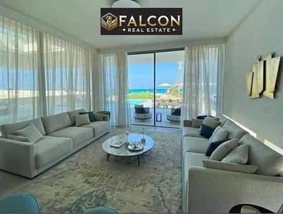 Instant with only 800k, sea front, fully equipped, Naia Bay Ras El Hekma, near Mountain View, La Vista , ceasar,  modon  & Fouka Bay