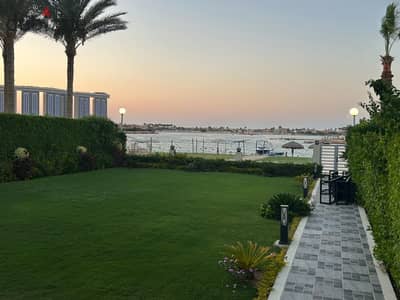 فيلا للإيجار اول صف بحيره رمليه مارينا 6