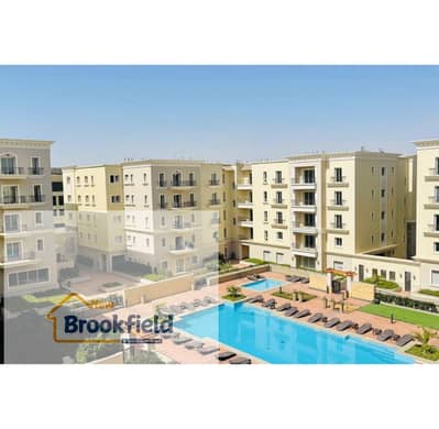 شقه للايجار مفروشه فى كمبوند ميفيدا البوليفارد فيو حمام سباحه  Furnished Apartment for Rent in Mivida Boulevard with a Swimming Pool View.