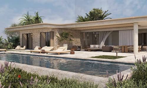 Ramla Ras El Hekma Water Villa Collection  تفاصيل الفيلا:  * 3 غرف نوم * غرفة مربية * مساحة الأرض: 310 متر * لاجون خاصة * خطوات من الشاطئ * تشطيب كامل