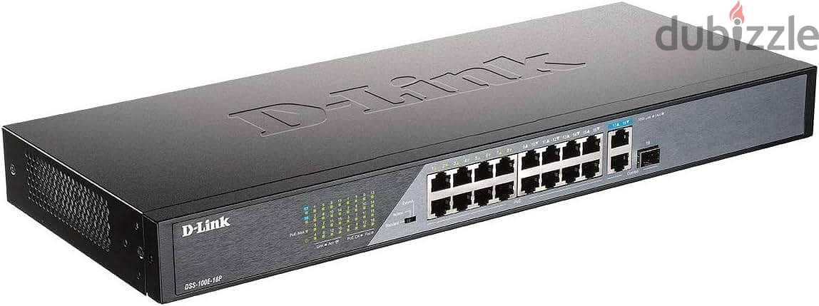 D. link Switch 18 Port PoE 1