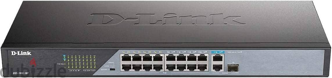 D. link Switch 18 Port PoE 2