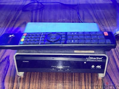 رسيفر ستارسات 4K أندرويد ألومنيوم هاي كوالتي مع اشتراكين لمدة 325 يوم