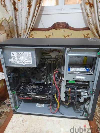 كيسة HP 600 G1 هارد 500 + i5 4590 + 16GB RAM لو بالكرت6000
