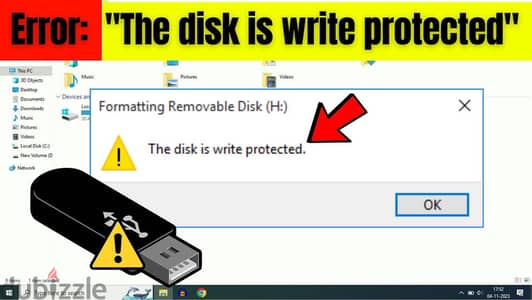 مطلوب فلاشة write protected