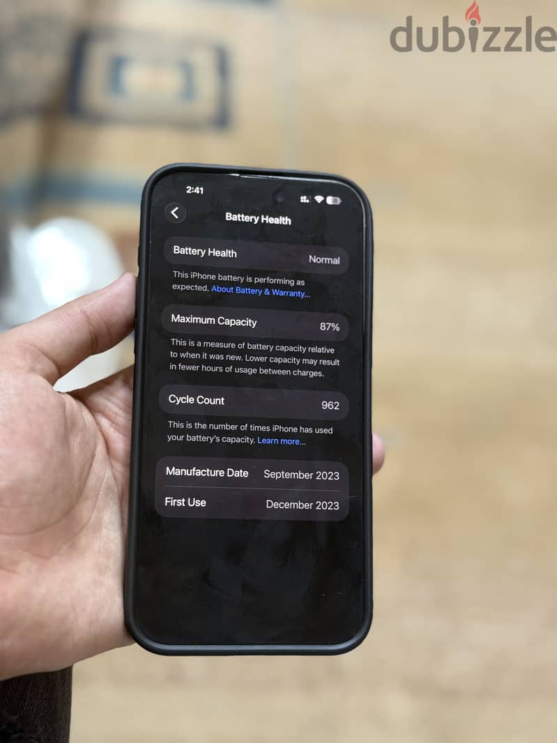 iPhone 15 pro max 256 2