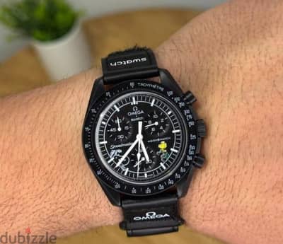 omega swatch black snooby