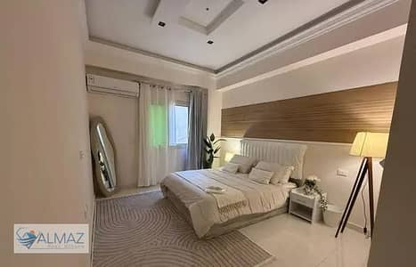 شقه مفروشه 200 متر للايجار في الياسمين 3 فيلات في التجمع الاول بالقرب من شارع التسعين الشمالي