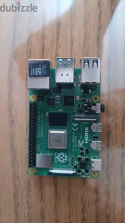 raspberry pi 4 model B 4GB + Camera +1 m cable +16gb memory card