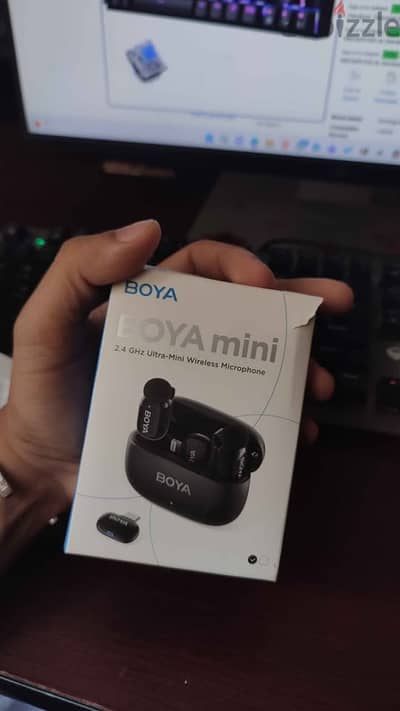 مايك بويا احترافي للاندرويد و الايفون BOYA Mini 12 For ( Andriod Type
