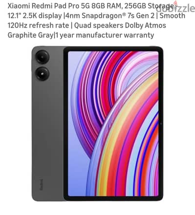 Xiaomi redmi padpro 5g