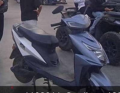 سكوتر كهرباء ١٥٠٠ وات كوبرا بطارية ٢٤ امبير ليثيوم فوسفات