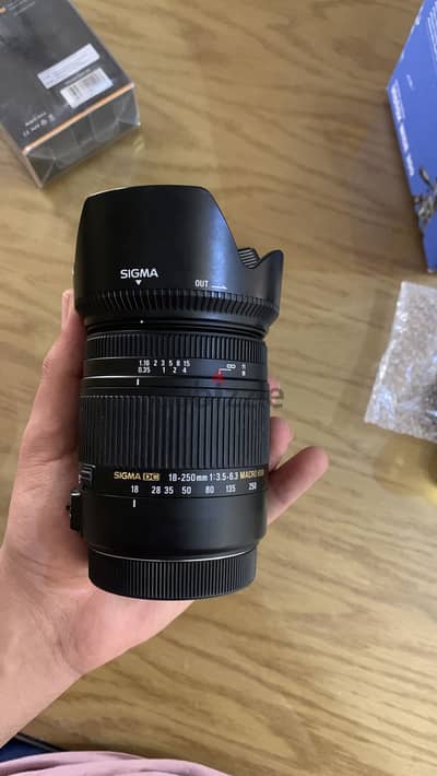 sigma 18-250mm DC f