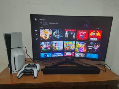 Ps5 slim Full edition 1 tera | بلايستيشن ٥ سليم النسخه الكامله 1 تيرا
