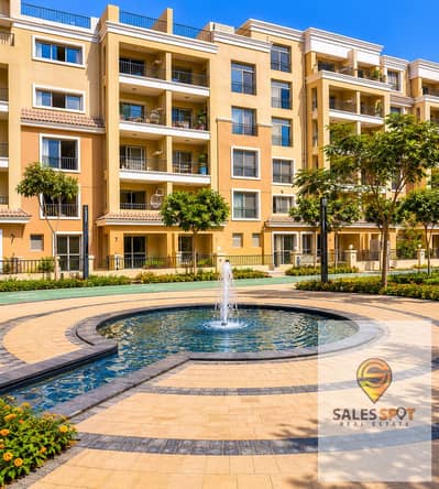 شقتك باقل من نص السعر - بـ كمبوند سراي Sarai / شقه مميزه Double View في افضل لوكشن داخل الكمبوند 