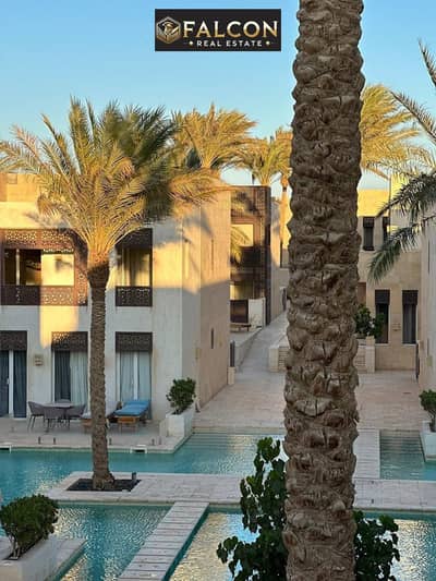 فيلا توين هاوس للبيع متشطبه بالكامل صف اول - فيو مفتوح 3 غرف -  مكادي هايتس Makadi البحر الاحمر - بالقرب من سوما باي soma Bay