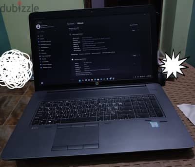 Laptop HP Zbook 17 g3