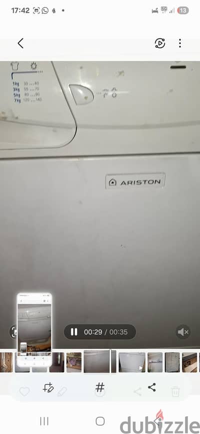 ariston dryer